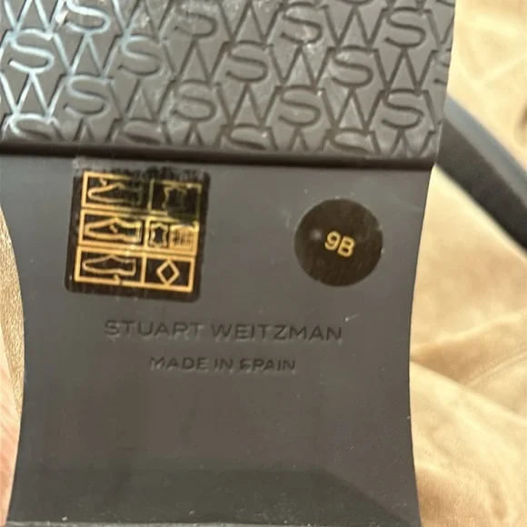 New STUART WEITZMAN Suede Boots. Khaki. Size 9. - Picture 10 of 10